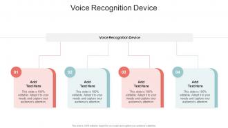 Voice Recognition Device In Powerpoint And Google Slides Cpb