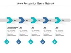 Voice recognition neural network ppt powerpoint presentation slides topics cpb