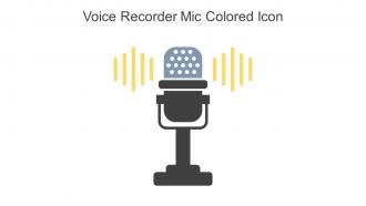 Voice Recorder Mic Colored Icon In Powerpoint Pptx Png And Editable Eps Format