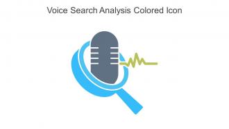 Voice Search Analysis Colored Icon In Powerpoint Pptx Png And Editable Eps Format