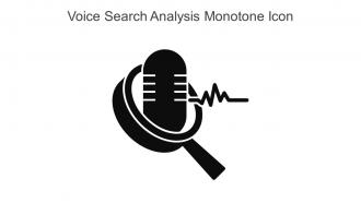 Voice Search Analysis Monotone Icon In Powerpoint Pptx Png And Editable Eps Format