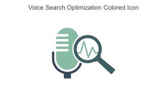 Voice Search Optimization Colored Icon In Powerpoint Pptx Png And Editable Eps Format