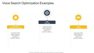 Voice Search Optimization Examples In Powerpoint And Google Slides Cpb