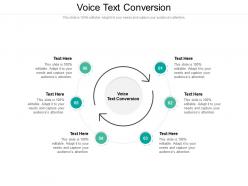 Voice text conversion ppt powerpoint presentation ideas model cpb
