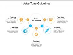 Voice tone guidelines ppt powerpoint presentation outline diagrams cpb