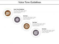 Voice tone guidelines ppt powerpoint presentation outline graphics cpb
