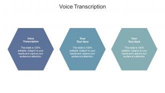 Voice transcription ppt powerpoint presentation summary visual aids cpb