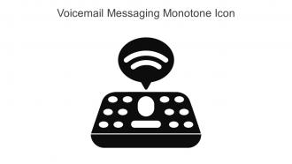 Voicemail Messaging Monotone Icon In Powerpoint Pptx Png And Editable Eps Format
