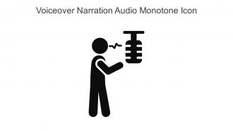 Voiceover Narration Audio Monotone Icon In Powerpoint Pptx Png And Editable Eps Format