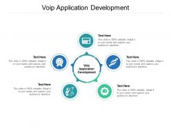 Voip application development ppt powerpoint presentation design cpb