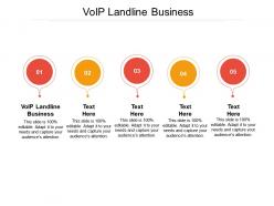 Voip landline business ppt powerpoint presentation outline example cpb