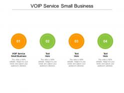 Voip service small business ppt powerpoint presentation inspiration format cpb