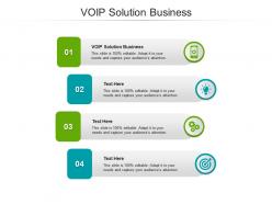 Voip solution business ppt powerpoint presentation file images cpb