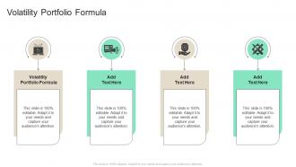 Volatility Portfolio Formula In Powerpoint And Google Slides Cpb