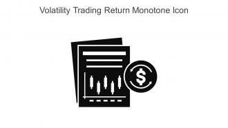 Volatility Trading Return Monotone Icon In Powerpoint Pptx Png And Editable Eps Format