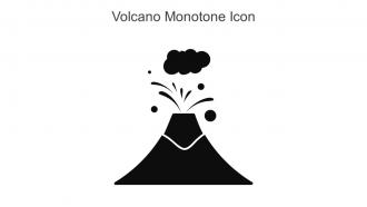 Volcano Monotone Icon In Powerpoint Pptx Png And Editable Eps Format