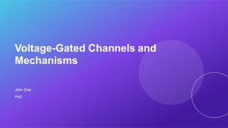 Voltage Gated Channels And Mechanisms PPT PowerPoint AT