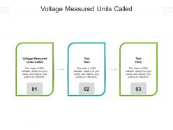 Voltage measured units called ppt powerpoint presentation slides graphics tutorials cpb