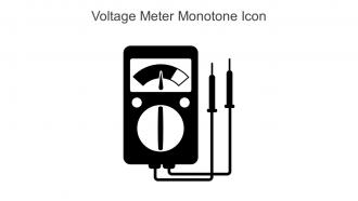 Voltage Meter Monotone Icon In Powerpoint Pptx Png And Editable Eps Format