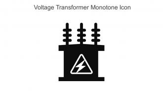 Voltage Transformer Monotone Icon In Powerpoint Pptx Png And Editable Eps Format