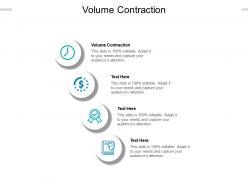 Volume contraction ppt powerpoint presentation model icon cpb
