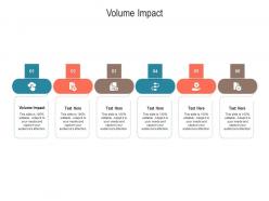 Volume impact ppt powerpoint presentation professional backgrounds cpb