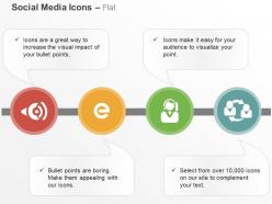 Volume internet social communication ppt icons graphics