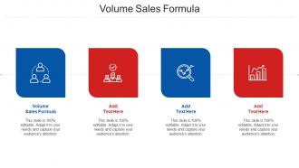 Volume Sales Formula Ppt Powerpoint Presentation Ideas Graphics Cpb