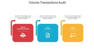 Volume transactions audit ppt powerpoint presentation infographic cpb
