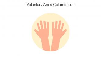 Voluntary Arms Colored Icon In Powerpoint Pptx Png And Editable Eps Format