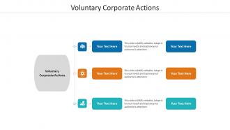 Voluntary corporate actions ppt powerpoint presentation model slide portrait cpb