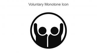 Voluntary Monotone Icon In Powerpoint Pptx Png And Editable Eps Format
