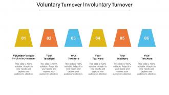 Voluntary turnover involuntary turnover ppt powerpoint presentation icon slides cpb