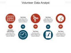 Volunteer data analyst ppt powerpoint presentation show elements cpb