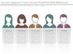 Volunteer engagement practice template powerpoint slide background