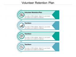 Volunteer retention plan ppt powerpoint presentation icon ideas cpb