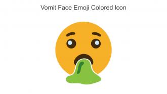 Vomit Face Emoji Colored Icon In Powerpoint Pptx Png And Editable Eps Format