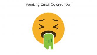 Vomiting Emoji Colored Icon In Powerpoint Pptx Png And Editable Eps Format