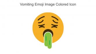 Vomiting Emoji Image Colored Icon In Powerpoint Pptx Png And Editable Eps Format