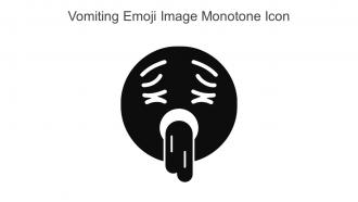 Vomiting Emoji Image Monotone Icon In Powerpoint Pptx Png And Editable Eps Format