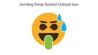 Vomiting Emoji Symbol Colored Icon In Powerpoint Pptx Png And Editable Eps Format
