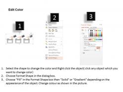 Voting process for election flat powerpoint design