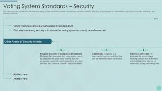 Voting system standards security ppt powerpoint presentation file slides