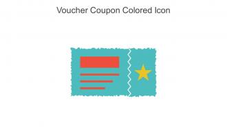Voucher Coupon Colored Icon In Powerpoint Pptx Png And Editable Eps Format