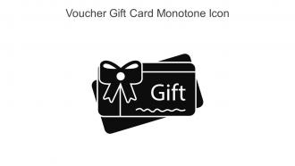 Voucher Gift Card Monotone Icon In Powerpoint Pptx Png And Editable Eps Format