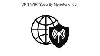 VPN WIFI Security Monotone Icon In Powerpoint Pptx Png And Editable Eps Format
