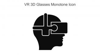 VR 3D Glasses Monotone Icon In Powerpoint Pptx Png And Editable Eps Format