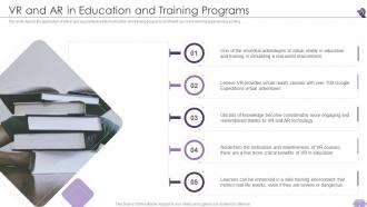 VR And AR In Education And Training Programs Ppt Summary Graphics