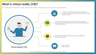 Vr Components What Is Virtual Reality Vr Ppt Show Background Image