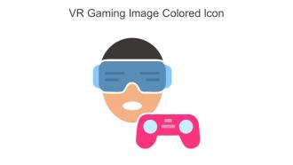 VR Gaming Image Colored Icon In Powerpoint Pptx Png And Editable Eps Format